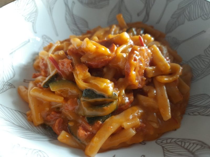 Cliquez pour zoomer ! Penne au chorizo Thermomix par BobbieRookmoot