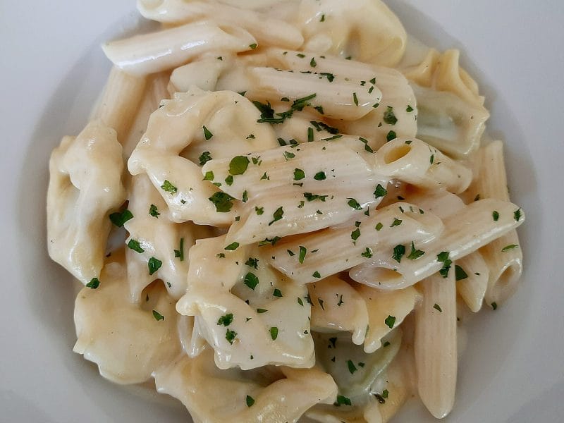 Cliquez pour zoomer ! Tortellini sauce crémeuse au jambon Thermomix par BobbieRookmoot