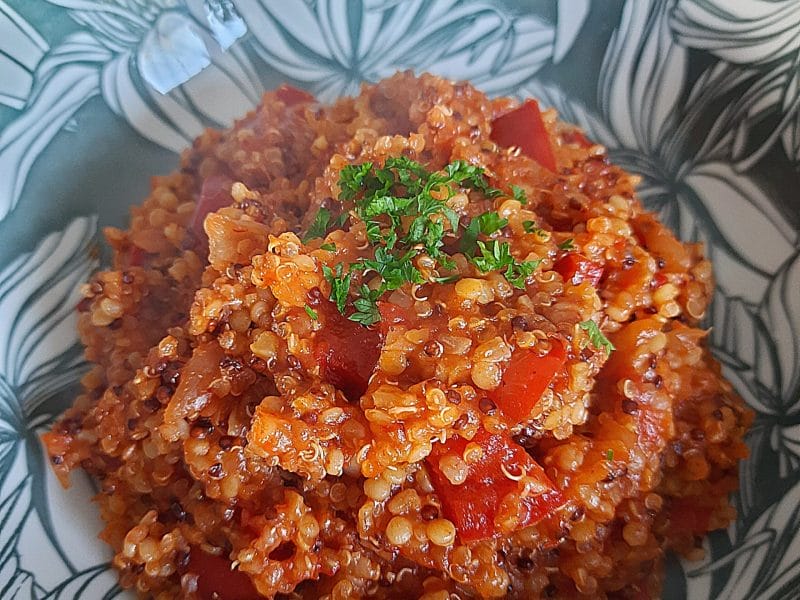 Cliquez pour zoomer ! Quinoa sauce basquaise Thermomix par BobbieRookmoot