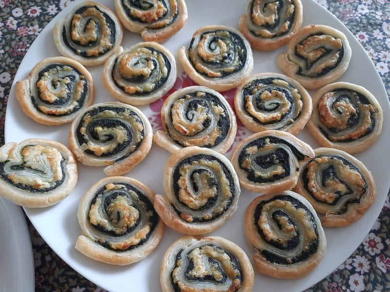 Cliquez pour zoomer ! Spirales feuilletées épinards et feta Thermomix par BobbieRookmoot