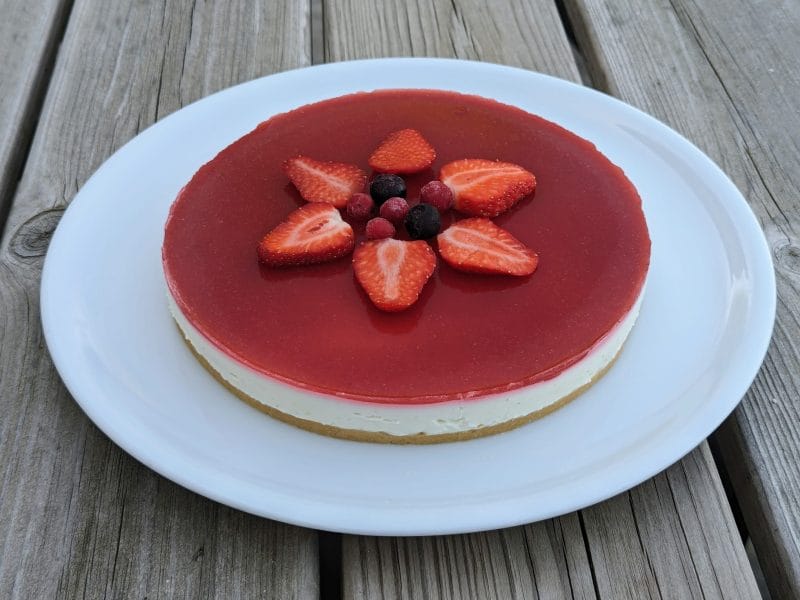 Cliquez pour zoomer ! Tarte aux fraises sans cuisson Thermomix par BobbieRookmoot