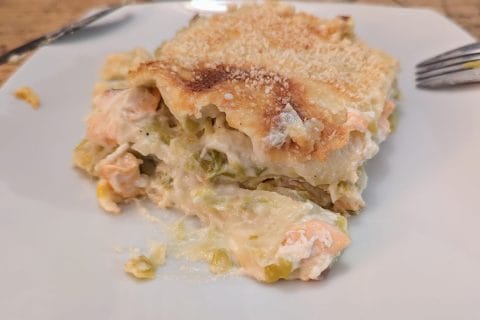 Cliquez pour zoomer ! Lasagnes au saumon et poireaux Thermomix par BobbieRookmoot