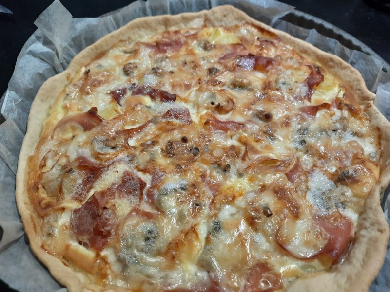 Cliquez pour zoomer ! Tarte gorgonzola et jambon de Parme Thermomix par BobbieRookmoot