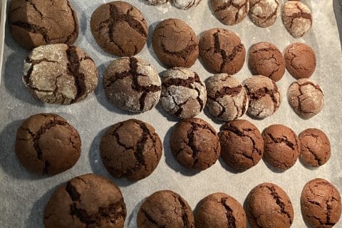 Cliquez pour zoomer ! Petits craquelés choco-menthe Thermomix par 66c8