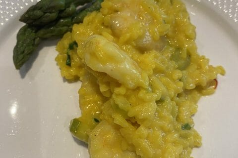 Cliquez pour zoomer ! Risotto aux crevettes et asperges Thermomix par chouch3110