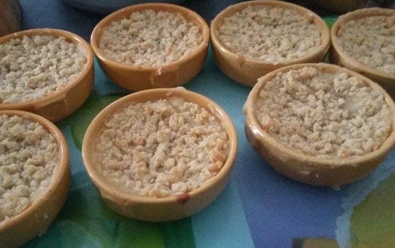 Cliquez pour zoomer ! Crumble au citron Thermomix par Isabellesomon