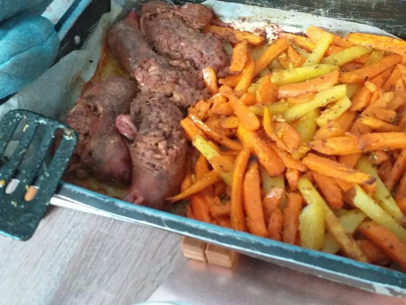 Cliquez pour zoomer ! Frites de légumes Thermomix par Isabellesomon