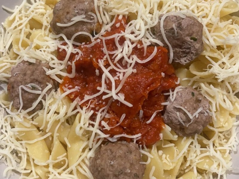 Cliquez pour zoomer ! Boulettes de viande à la sauce tomate Thermomix par Clotilde.Jah