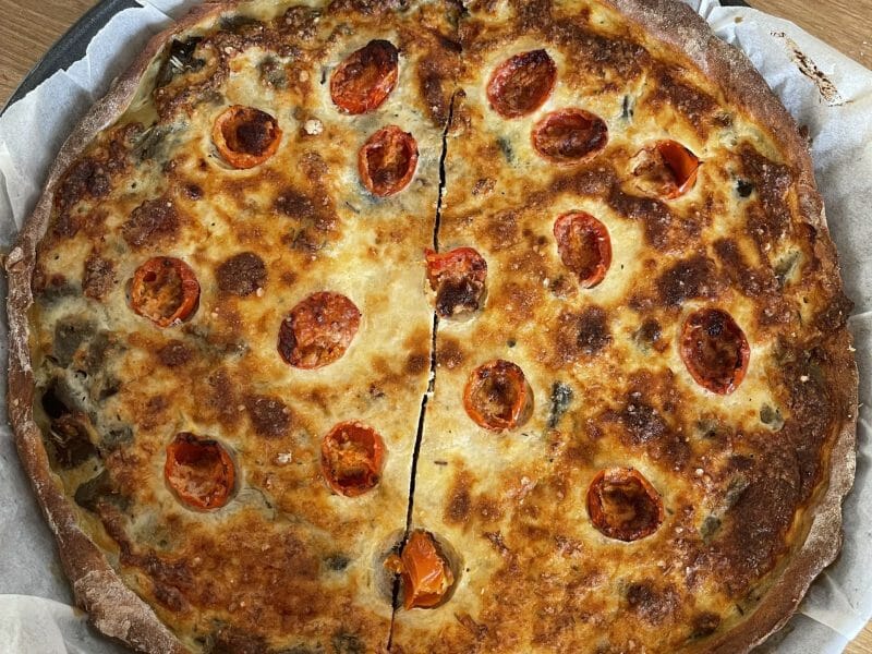 Cliquez pour zoomer ! Quiche thon et aubergines Thermomix par Clotilde.Jah