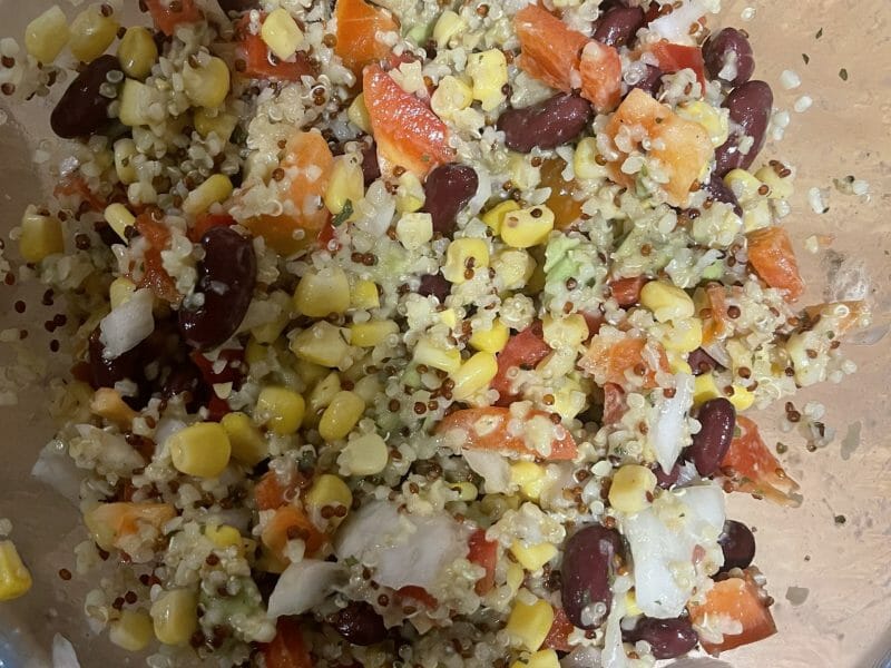 Cliquez pour zoomer ! Salade de quinoa mexicaine Thermomix par Clotilde.Jah