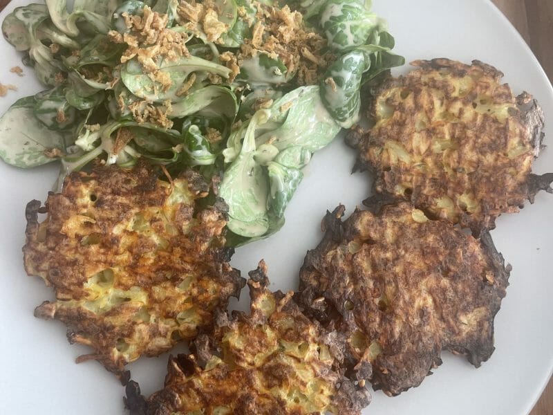 Cliquez pour zoomer ! Galettes de pommes de terre au four Thermomix par Clotilde.Jah