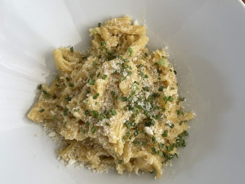 Cliquez pour zoomer ! Macaroni sauce Alfredo Thermomix par Clotilde.Jah