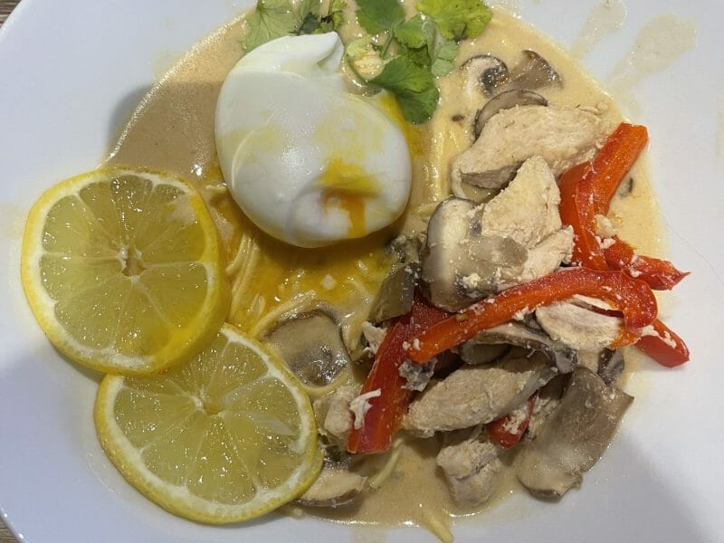Cliquez pour zoomer ! Ramen thaï au poulet Thermomix par Clotilde.Jah