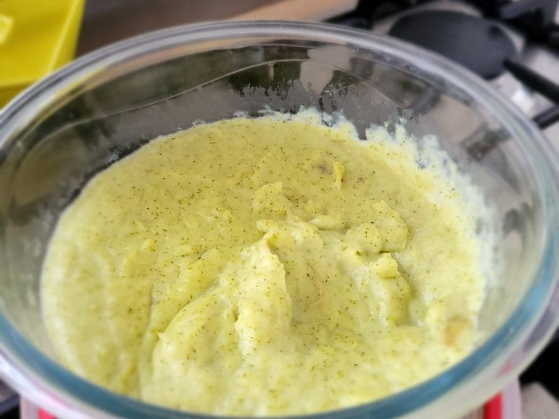 Cliquez pour zoomer ! Purée de brocolis et pommes de terre Thermomix par Michèle79