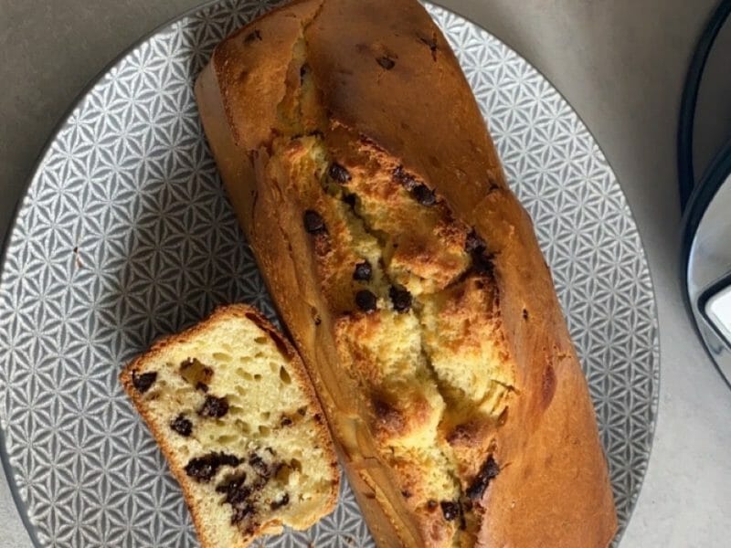 Cliquez pour zoomer ! Plum cake aux pépites de chocolat Thermomix par axelle_78