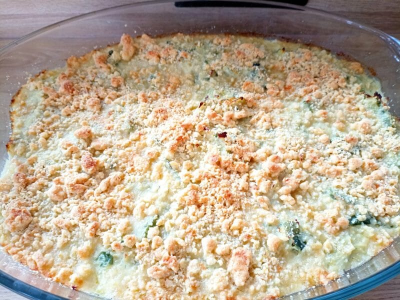 Cliquez pour zoomer ! Crumble de saumon et poireaux Thermomix par mjeannef