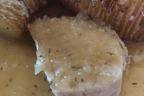 Cliquez pour zoomer ! Roti de porc sauce échalote Thermomix par AD