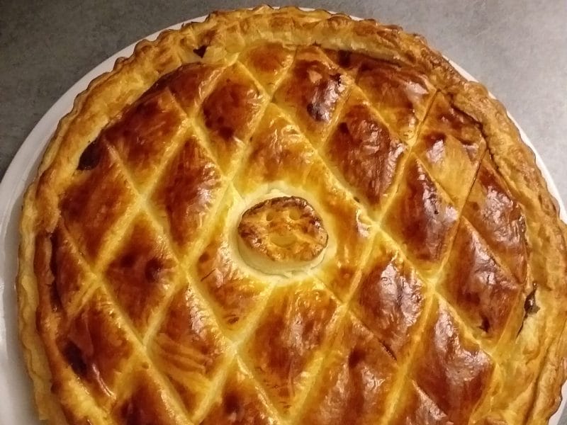 Cliquez pour zoomer ! Tourte lardons et comté Thermomix par linou13200