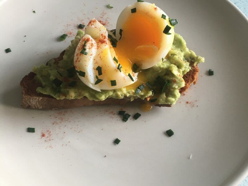 Cliquez pour zoomer ! Tartine avocat et oeuf mollet Thermomix par Schtaffy