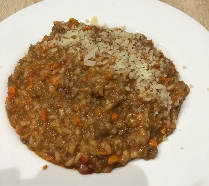 Cliquez pour zoomer ! Risotto à la bolognaise Thermomix par Schtaffy