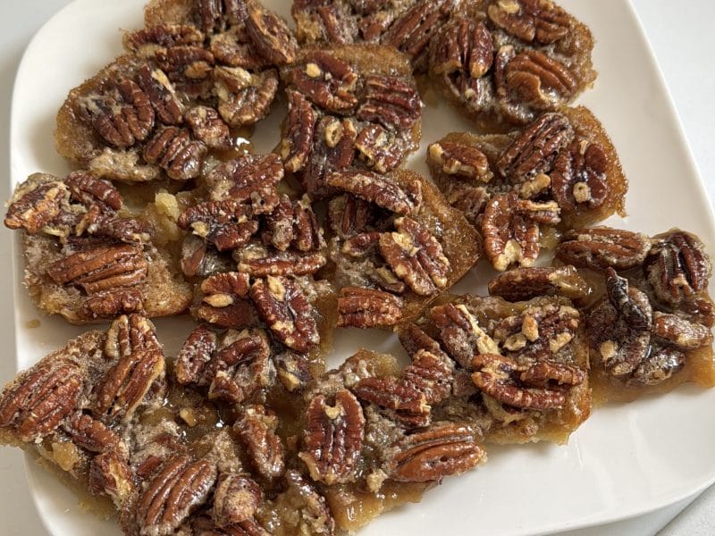 Cliquez pour zoomer ! Carrés pécan et sirop d’érable Thermomix par liliz09