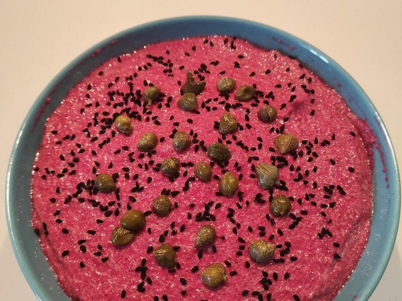 Cliquez pour zoomer ! Tartinade betterave feta Thermomix par adelineetarnaud