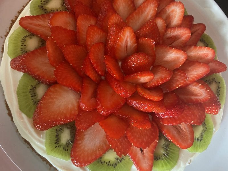 Cliquez pour zoomer ! Tarte aux fraises sans cuisson Thermomix par virg_13