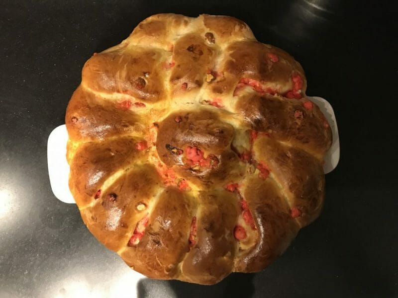 Cliquez pour zoomer ! Brioche aux pralines roses Thermomix par Francois92