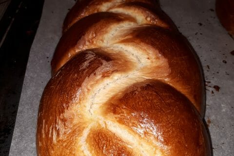 Cliquez pour zoomer ! Brioche tressée à la mie filante Thermomix par julie74600