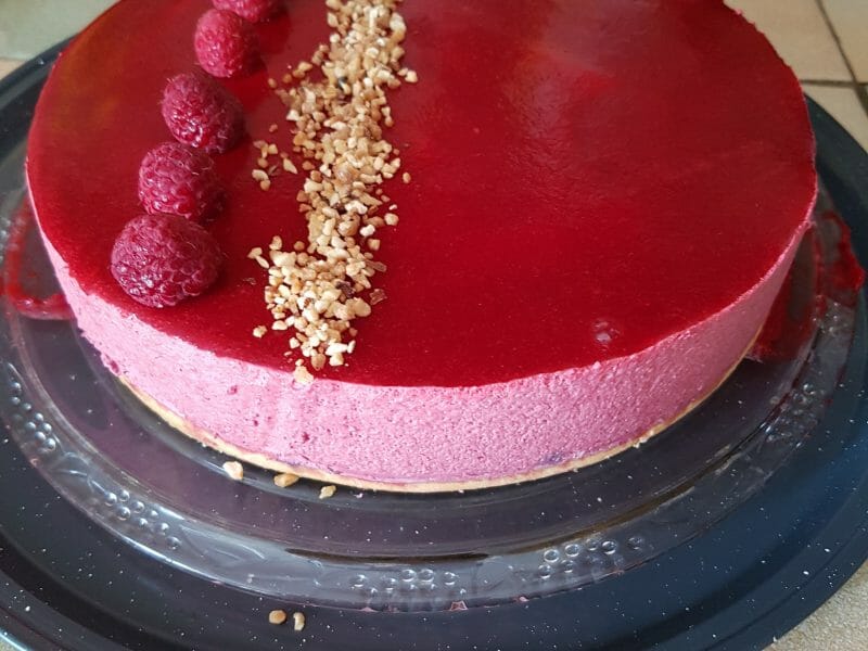 Cliquez pour zoomer ! Bavarois aux framboises Thermomix par Angelina52