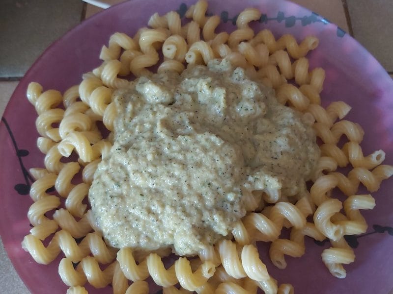 Cliquez pour zoomer ! Farfalle à la crème de courgettes Thermomix par Angelina52