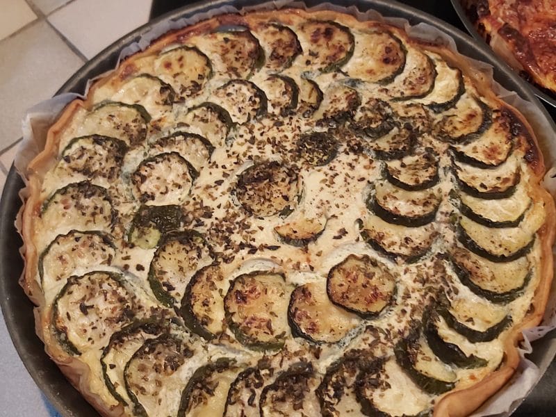Cliquez pour zoomer ! Tarte courgettes et ricotta Thermomix par Angelina52