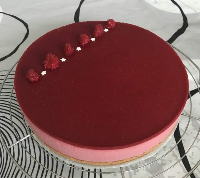 Cliquez pour zoomer ! Bavarois aux framboises Thermomix par Jennifer.L