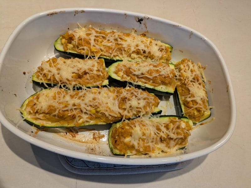 Cliquez pour zoomer ! Courgettes farcies au thon Thermomix par aurore_503