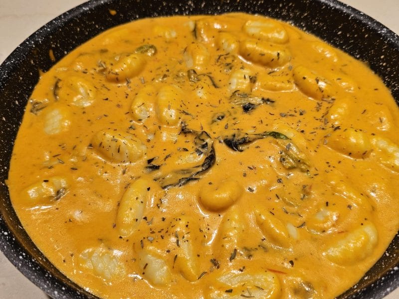 Cliquez pour zoomer ! Poêlée de gnocchi express Thermomix par aurore_503