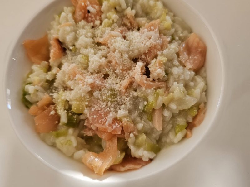 Cliquez pour zoomer ! Risotto courgettes saumon Thermomix par aurore_503