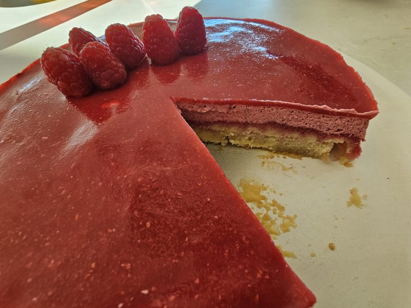 Cliquez pour zoomer ! Bavarois aux framboises Thermomix par aurore_503