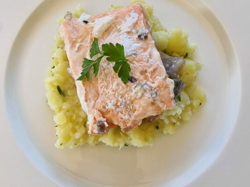 Cliquez pour zoomer ! Ecrasé de pommes de terre et saumon Thermomix par aurore_503