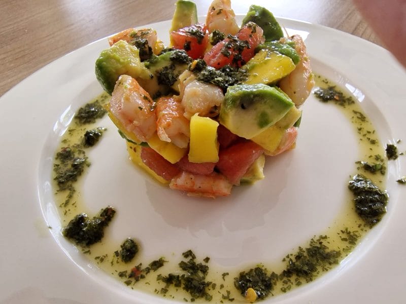 Cliquez pour zoomer ! Ceviche de crevettes, mangue, avocat Thermomix par aurore_503