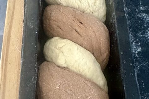 Cliquez pour zoomer ! Brioche marbrée Thermomix par Syl 1604