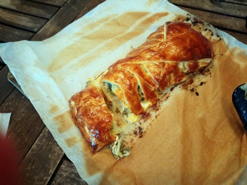 Cliquez pour zoomer ! Feuilleté saumon et poireaux Thermomix par Marjojade