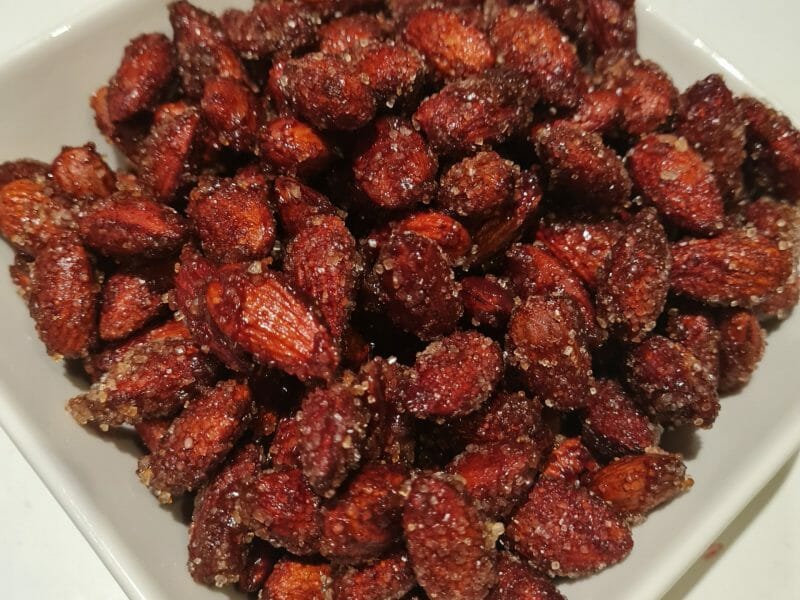 Cliquez pour zoomer ! Amandes grillées à la cannelle et au miel Thermomix par 88steph88