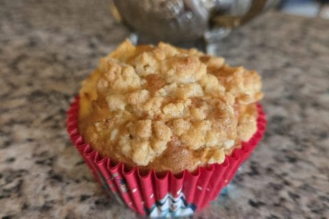 Cliquez pour zoomer ! Muffins aux pommes façon crumble Thermomix par Myriamflo