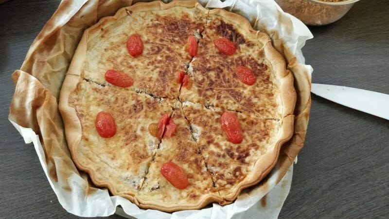 Cliquez pour zoomer ! Quiche au thon et aux noisettes Thermomix par Pilote9