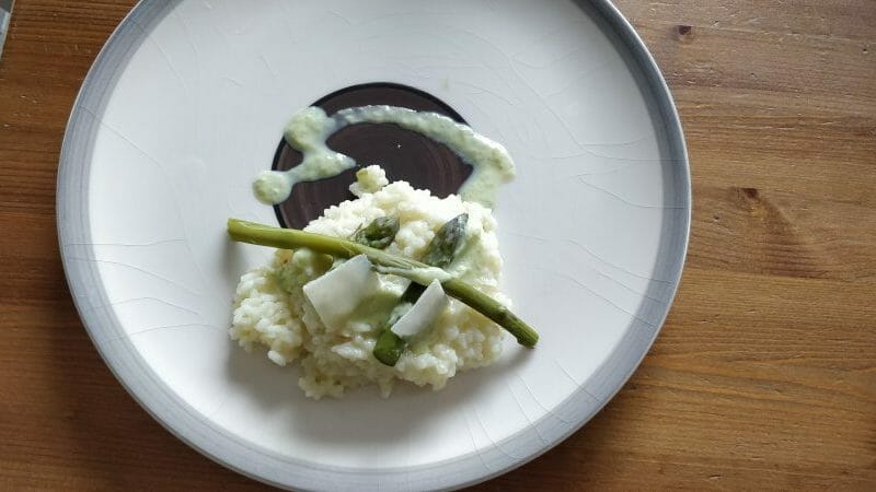 Cliquez pour zoomer ! Risotto aux asperges vertes Thermomix par Pilote9