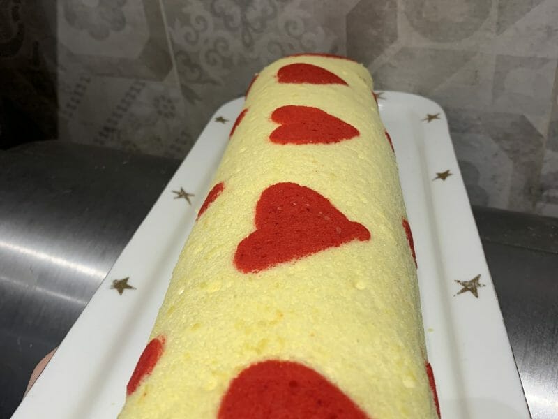 Cliquez pour zoomer ! Fraisier roulé Thermomix par Sonste