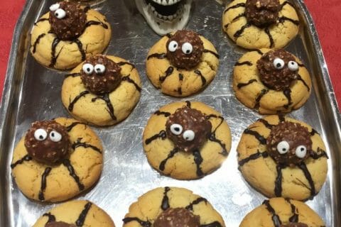 Cliquez pour zoomer ! Spider cookies (cookies araignées) au Thermomix