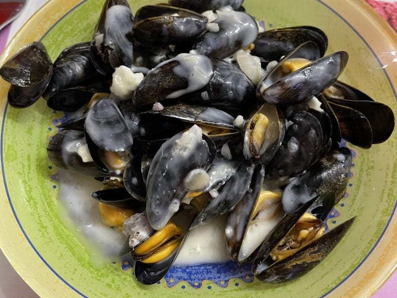 Cliquez pour zoomer ! Moules sauce au roquefort Thermomix par marinettedu10