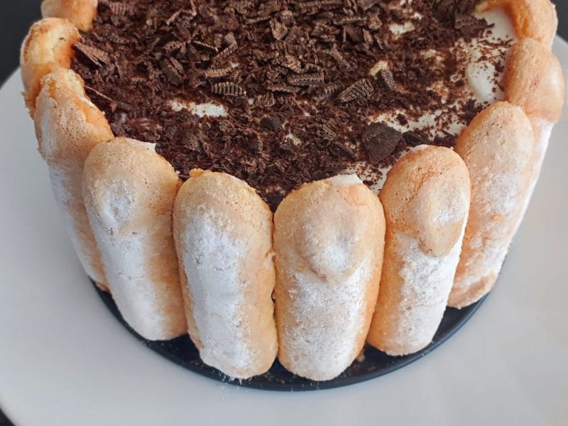 Cliquez pour zoomer ! Charlotte poire chocolat Thermomix par adeline170