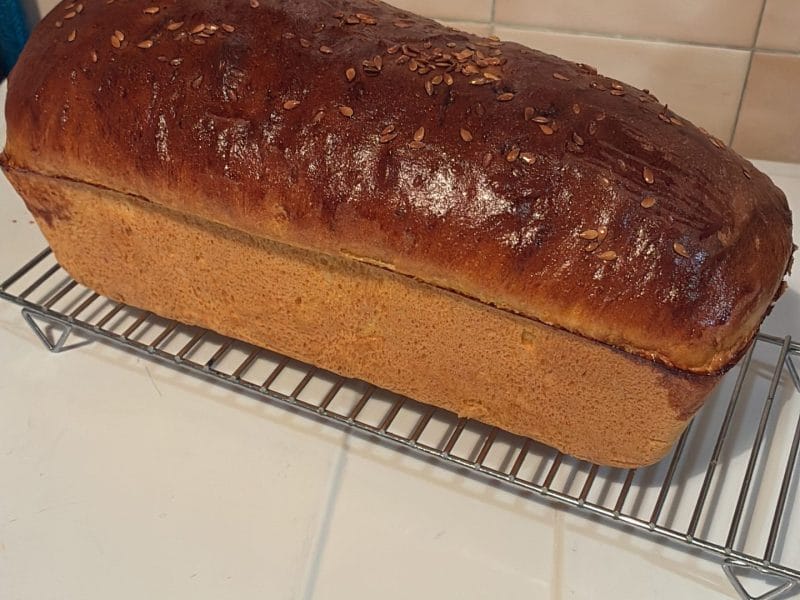 Cliquez pour zoomer ! Pão de Abóbora – Brioche à la courge Thermomix par LesdelicesdeKarine